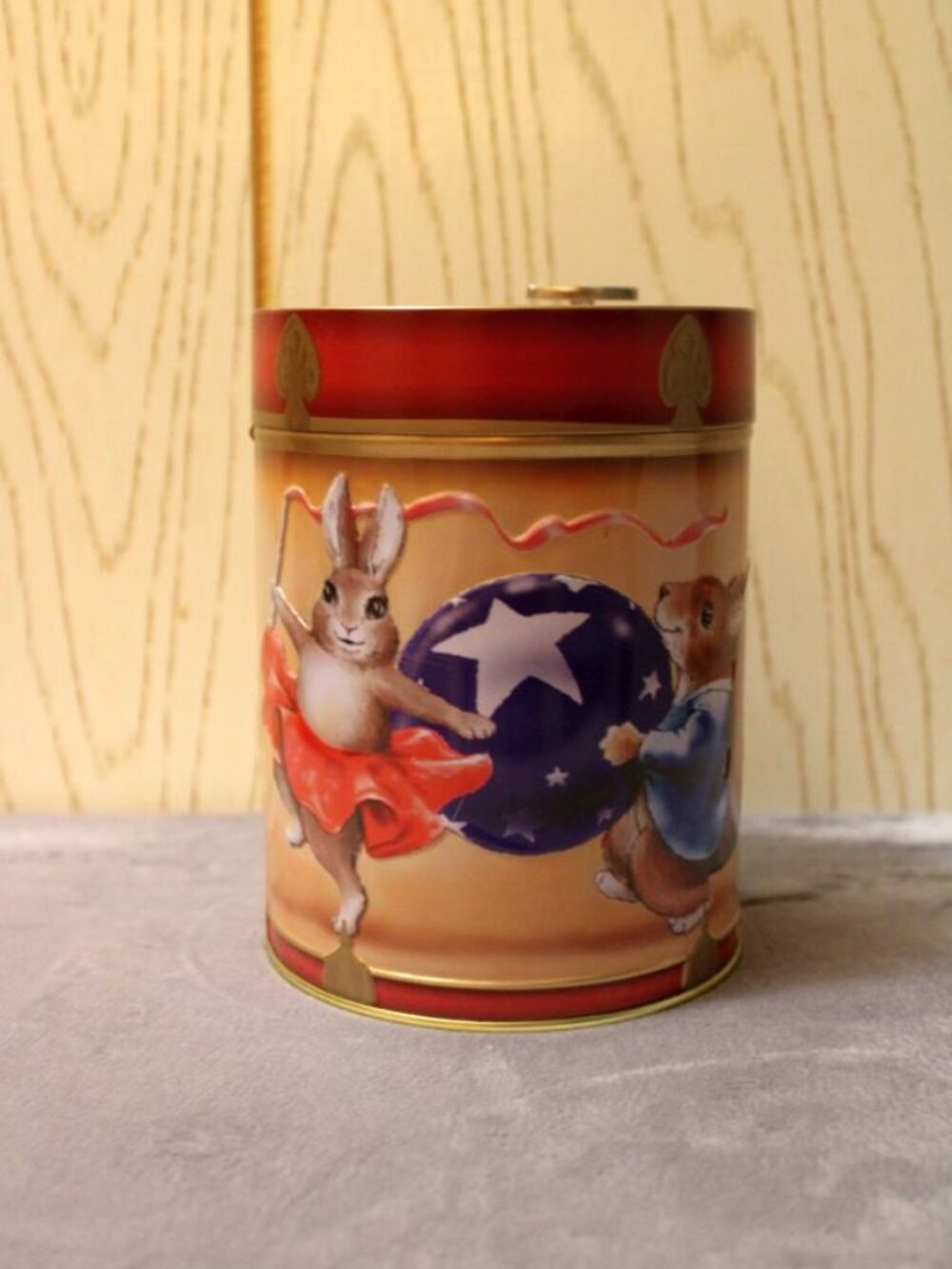 Lambertz Musical Cookie Tin - Vintage